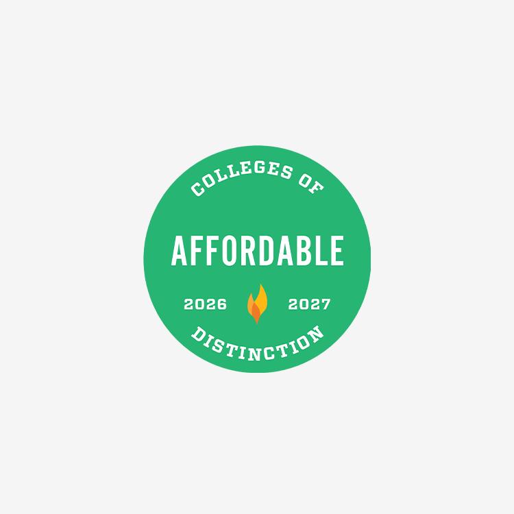 Top Affordable College award badge