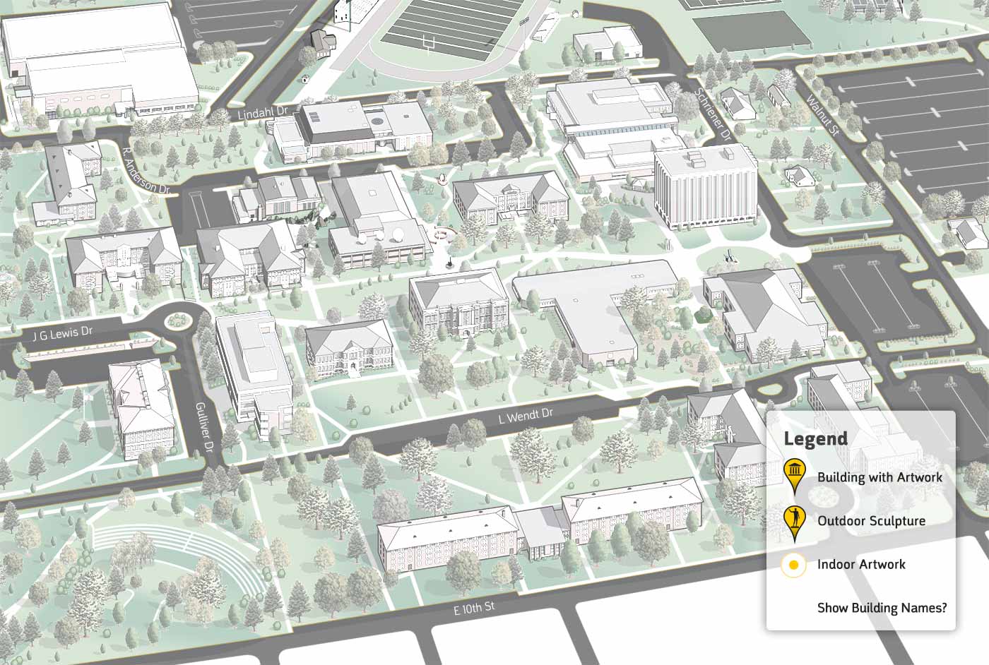 pratt institute campus map